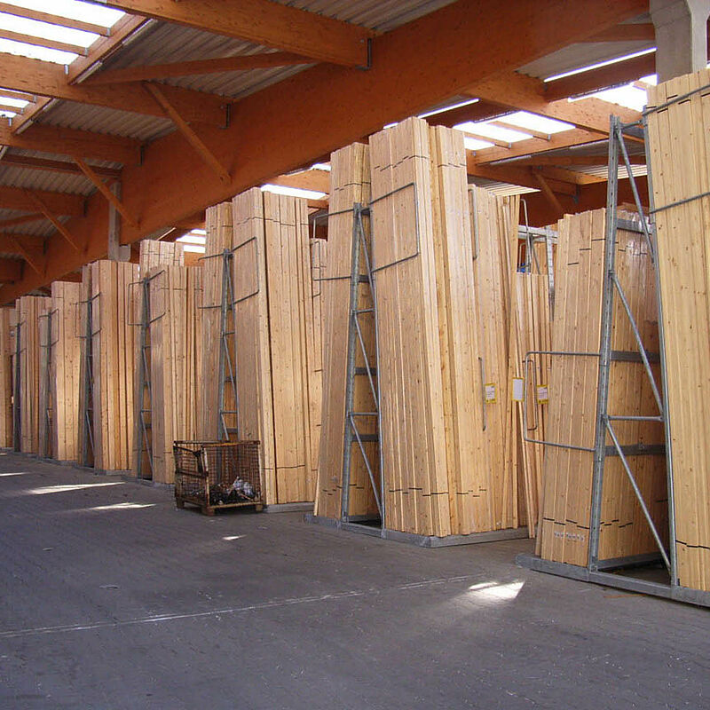 vertical racking system for timber traders